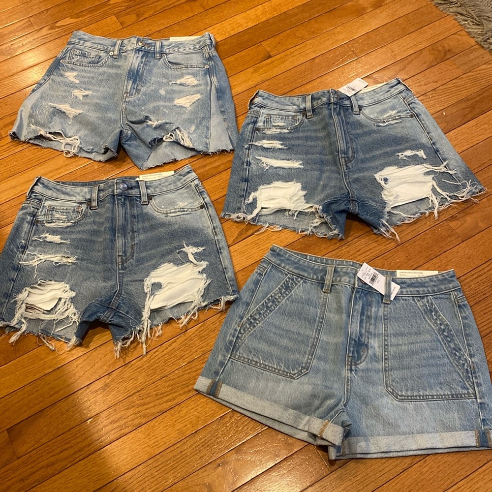 American Eagle Outfitters Denim Jean Shorts (4 Pack Bundle)